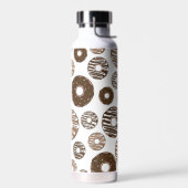 Donut Pattern, Chocolate Donuts, Karamel Donuts Trinkflasche (Links)