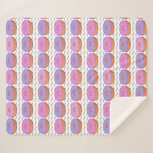 Donut Pattern Decken (Vorderseite (Horizontal))