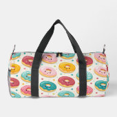 Donut Pattern Duffle Bag (Rückseite)