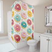 Donut Pattern Duschvorhang (Beispiel)