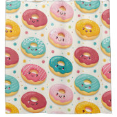 Donut Pattern Duschvorhang (Vorderseite)