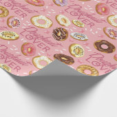 Donut Pattern Geschenkpapier (Ecke)