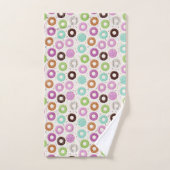 Donut Pattern Handtuch Set (Handtuch)