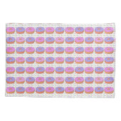 Donut Pattern Kissenbezug (Rückseite)