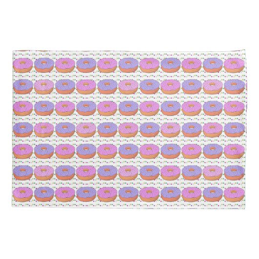 Donut Pattern Kissenbezug (Rückseite)