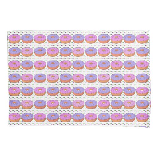 Donut Pattern Kissenbezug (Vorderseite)