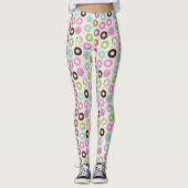 Donut Pattern Leggings (Vorderseite)