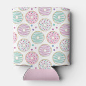 Donut Pattern Niedlich farbenfroh Dosenkühler (Rückseite)