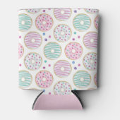 Donut Pattern Niedlich farbenfroh Dosenkühler (Vorderseite)