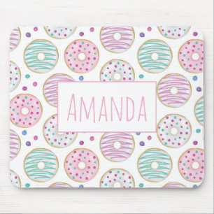Donut Pattern Niedlich farbenfroh Mousepad