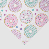 Donut Pattern Niedlich farbenfroh Seidenpapier (Ausschnitt)