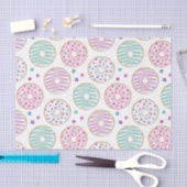 Donut Pattern Niedlich farbenfroh Seidenpapier (Handwerk)