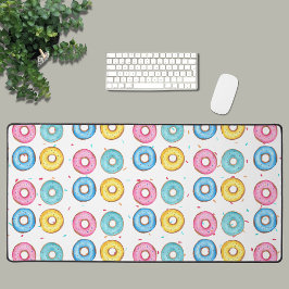 Donut Pattern Schreibtischunterlage