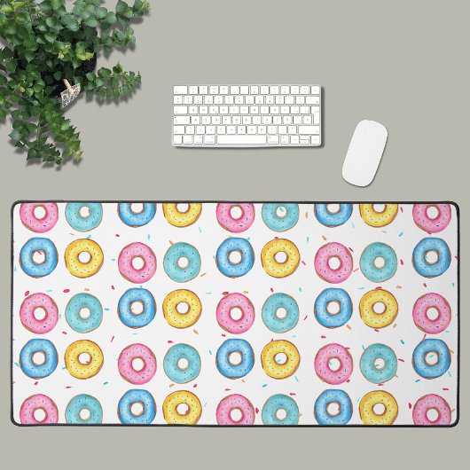 Donut Pattern Schreibtischunterlage