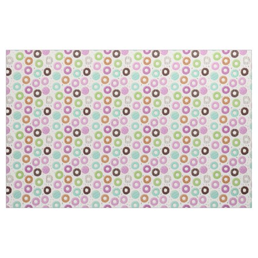 Donut Pattern Stoff (Fat Quarter (45,7 x 55,9 cm))