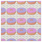 Donut Pattern Stoff (Nahaufnahme)