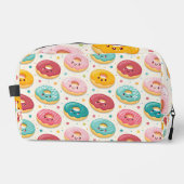 Donut Pattern Waschbeutel (Vorderseite)