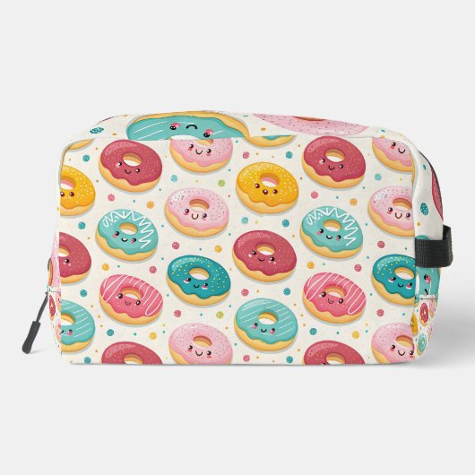 Donut Pattern Waschbeutel (Rückseite)