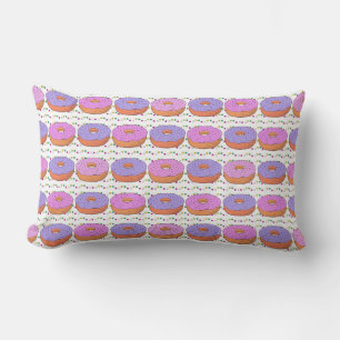 Donut Pattern werfen Kissen