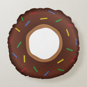 DONUT PILLOW Round Rundes Kissen