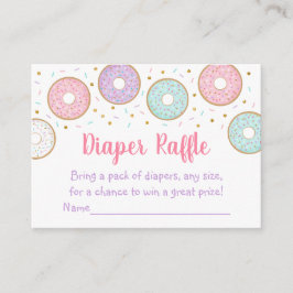 Donut Pink Gold Pastel Kinderdusche Windelwanne Ra Begleitkarte