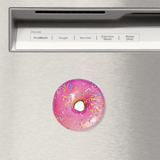 Donut Pink Magnet (In Situ (Geschirrspüler))