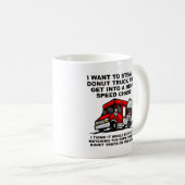 Donut Police Chase Funny Mug Kaffeetasse (VorderseiteRechts)