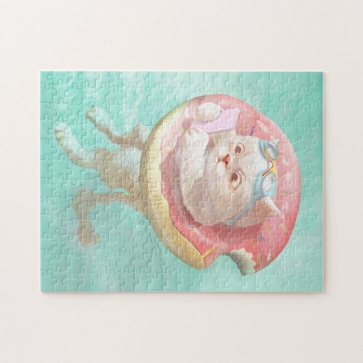 Donut Pool Float Puzzle (Horizontal)