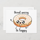 Donut poscard von Artacalla Postkarte (Vorne/Hinten)