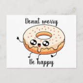 Donut poscard von Artacalla Postkarte (Vorderseite)