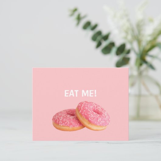 DONUT POSTCARD POSTKARTE (Stehend Vorderseite)