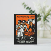 Donut-Poster 1943 Postkarte (Stehend Vorderseite)