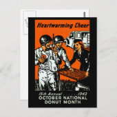 Donut-Poster 1943 Postkarte (Vorne/Hinten)