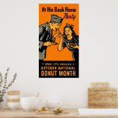 Donut-Poster 1945 Poster (Küche)