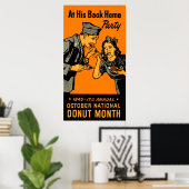 Donut-Poster 1945 Poster (Heimbüro)