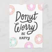 Donut Postkarte (Vorderseite)