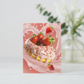 Donut Postkarte (Stehend Vorderseite)
