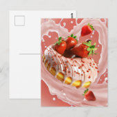 Donut Postkarte (Vorne/Hinten)