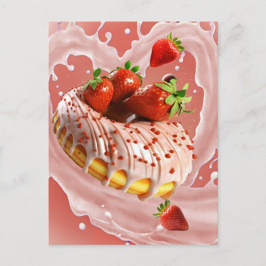Donut Postkarte (Vorderseite)