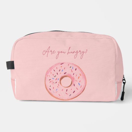Donut Pouch - "Hungst du?" 🍩 💞 Waschbeutel (Vorderseite)