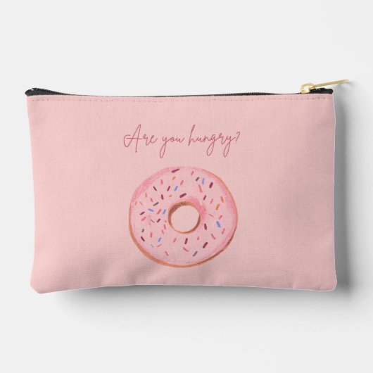 Donut Pouch - "Hungst du?" 🍩 💞 Zubehörtasche (Rückseite)