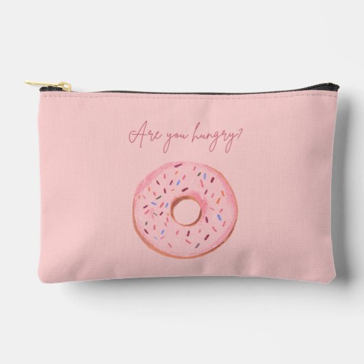 Donut Pouch - "Hungst du?" 🍩 💞 Zubehörtasche (Vorderseite)