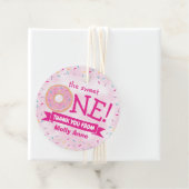 Donut Rainbow Sprinkles 1. Geburtstag Vielen Dank Geschenkanhänger (Beispiel)