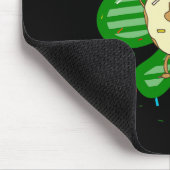 Donut Resist Funny Police Officer Irish St Patrick Mousepad (Ecke)