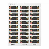 Donut Return Address Label Sweet Doughnut Girl (Vorne)