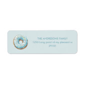 Donut Return Address Labels | Donut Theme Birthday (Vorne)