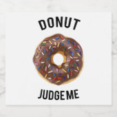 Donut Richter Bierflaschenetikett (Einzelnes Label)