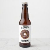 Donut Richter Bierflaschenetikett (Vorderseite)