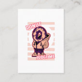 Donut Richter witzige Puns Visitenkarte (Vorderseite)