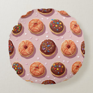 Donut Round Pillow Rundes Kissen